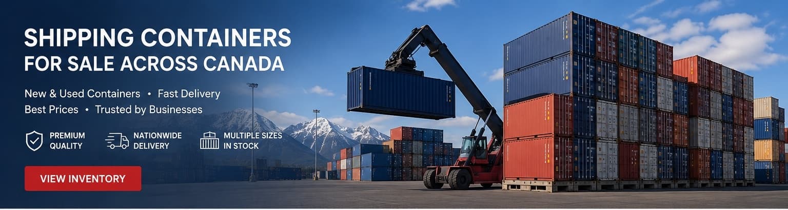 ContainerPro shipping container yard with stacked containers